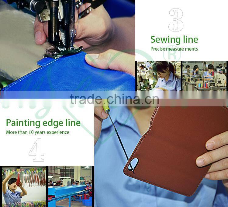 OEM/ODM Manufacture Leather Case for iphone 6 with Stand Function