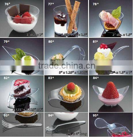 hot sale popular clear disposable ice cream cup