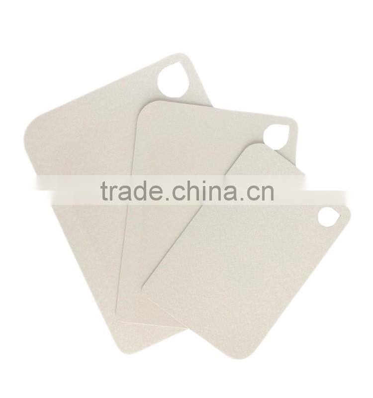 2016 new product rice husk flexible chopping board set