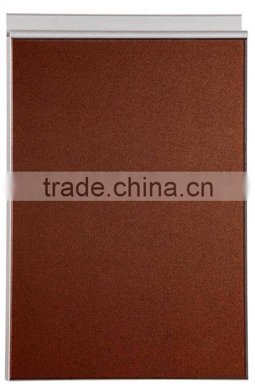 polishing wiredrawing aluminium furniture cabinet door profile