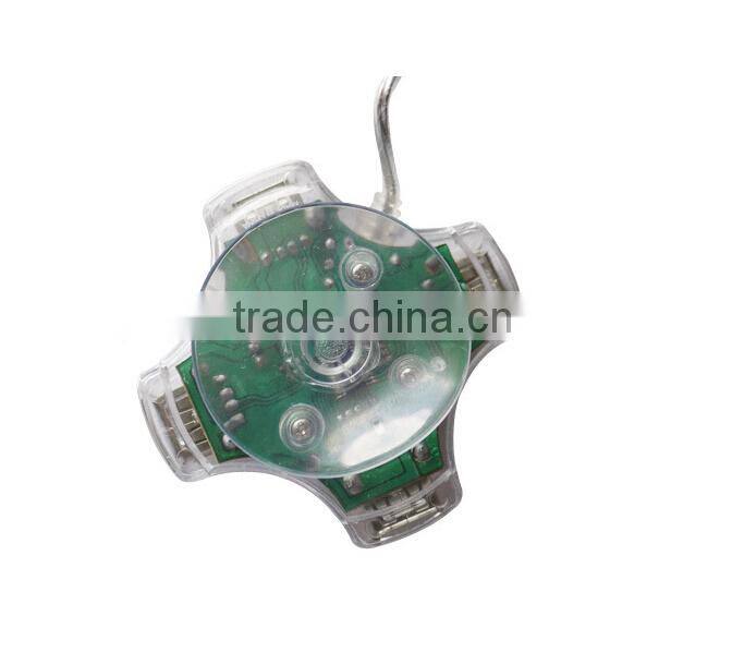 Most popular Christmas gift Hot sale ABS material 4 ports colorful usb cable hub /splitter 2.0 for laptop,pc,keybord,u-disk