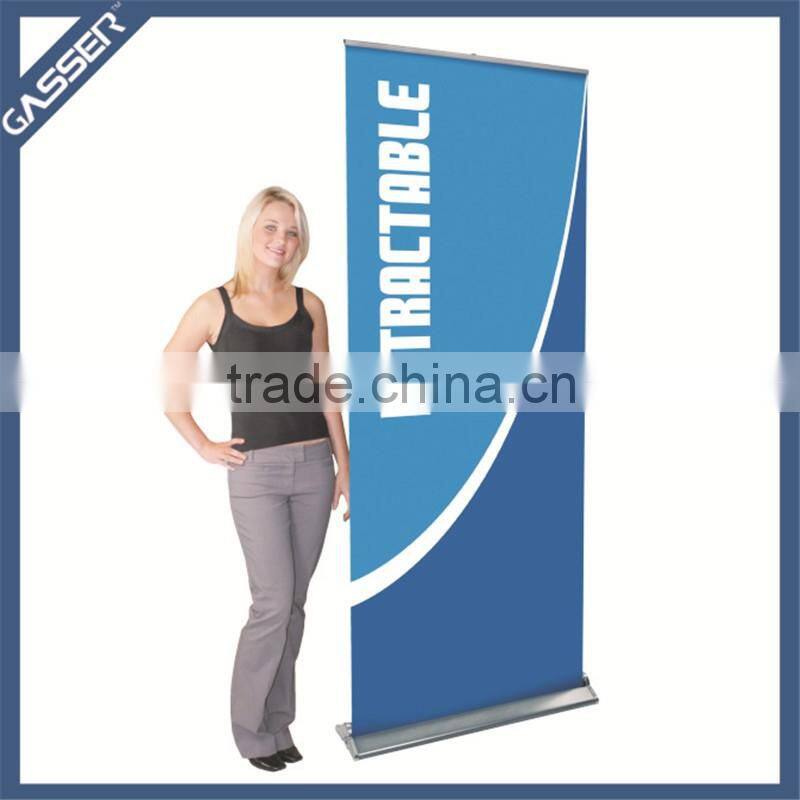 customize full color personalized banner printing banner stand roll up