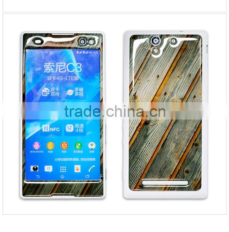 3M High end material mobile phone sticker for sony c3 epoxy skin