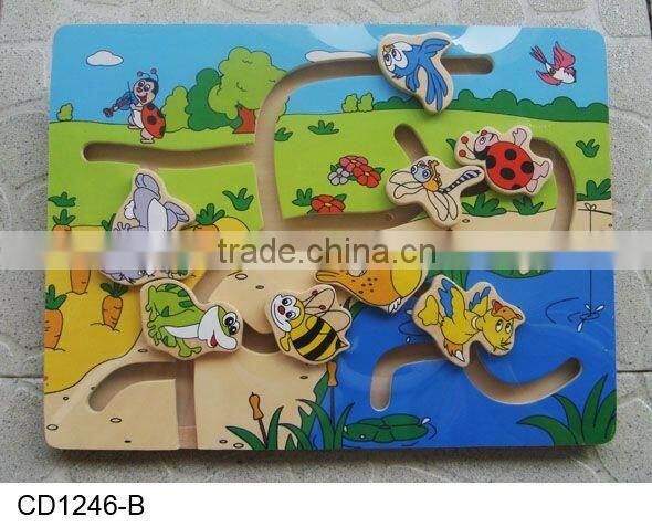 2016 wenzhou factory fashion educational wooden toys for kids Puzzle