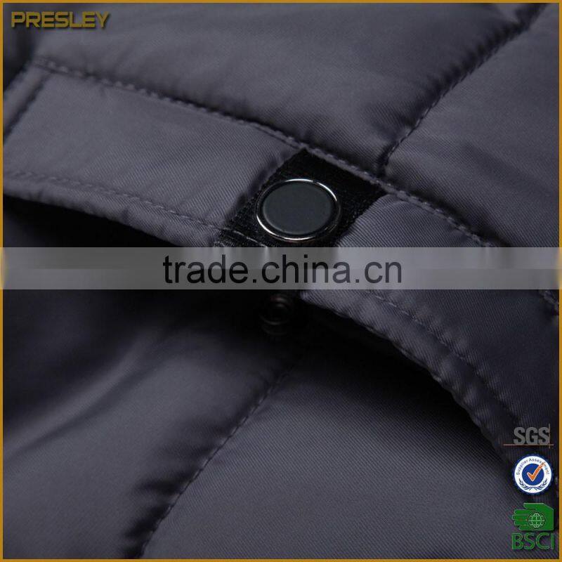 Wholesale cheap quality hot sale winter man cotton down jacket black coat