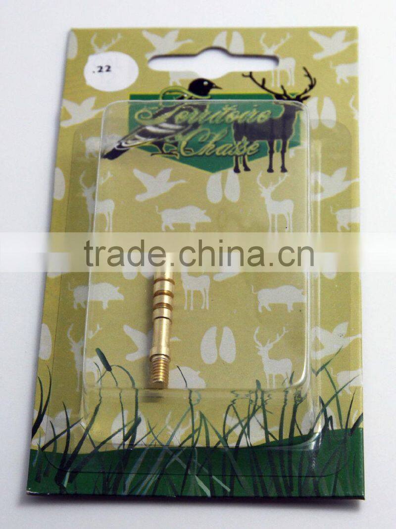 High Quality Brass Loading & Cleaning Jag Tip .22-.50Cal. external thread 8-32 Wholesale