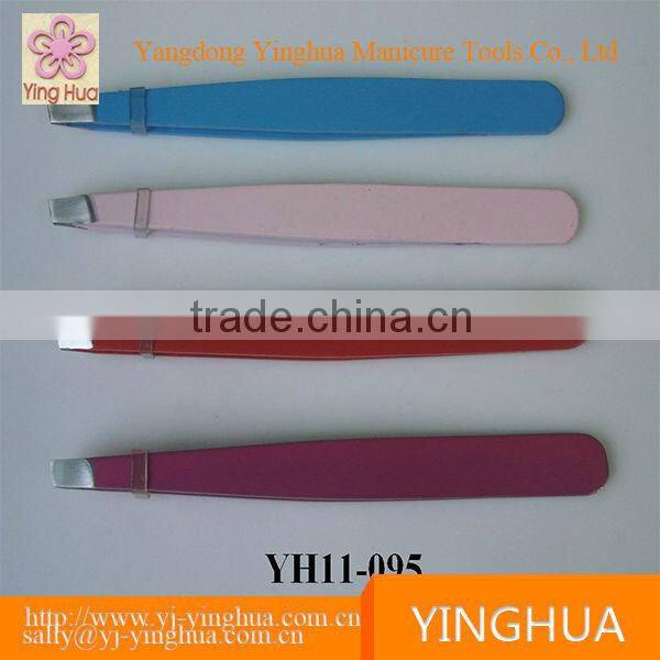 New product eyebrow tweezers with crystal decoration