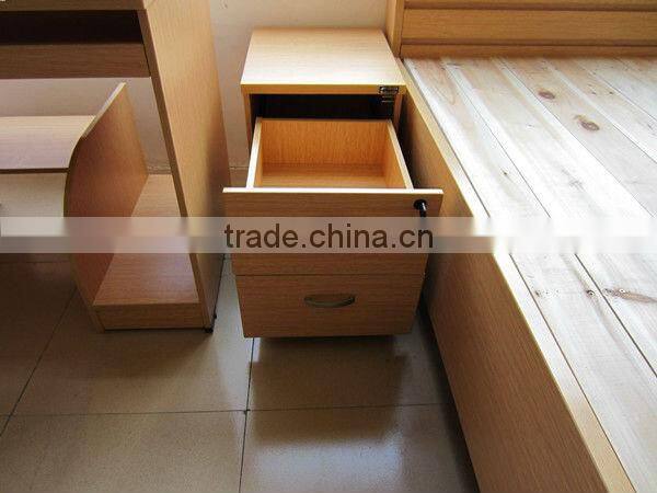 Simple design night stand 2 drawers wooden night stand bedroom set furniture wooden night stand