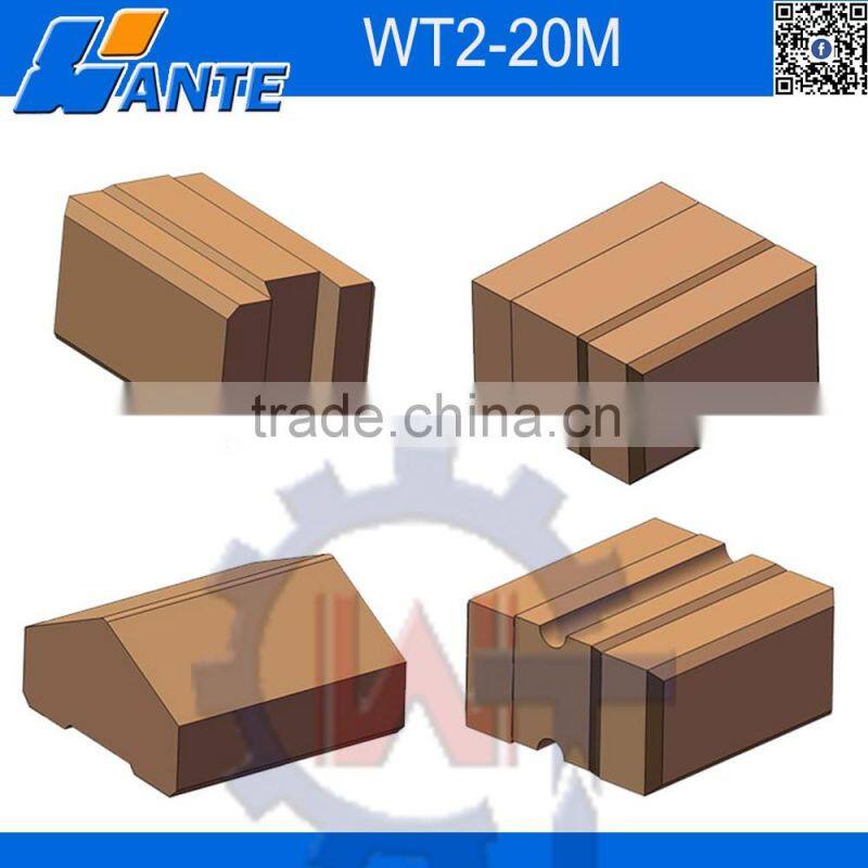 WT2-20M Diesel engine soil interlocking pressing bricks machine