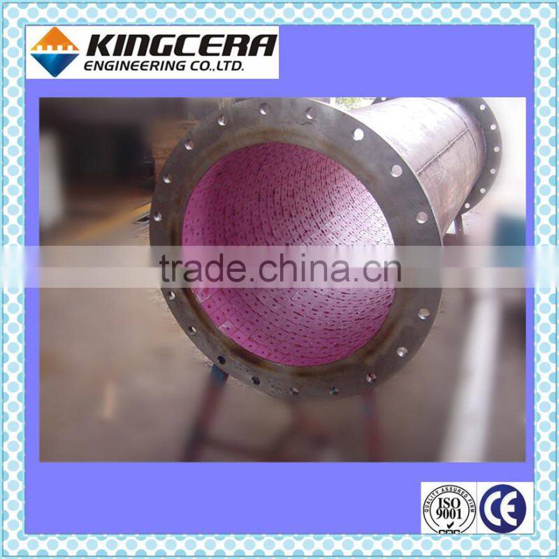 Ceramic lining pipe