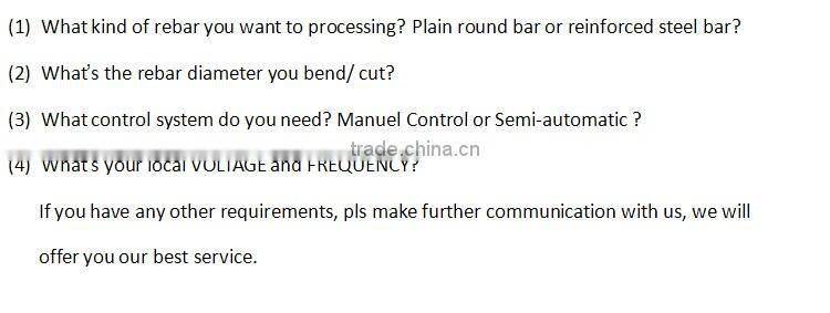 GW42 automatic steel bender for bending metal machine