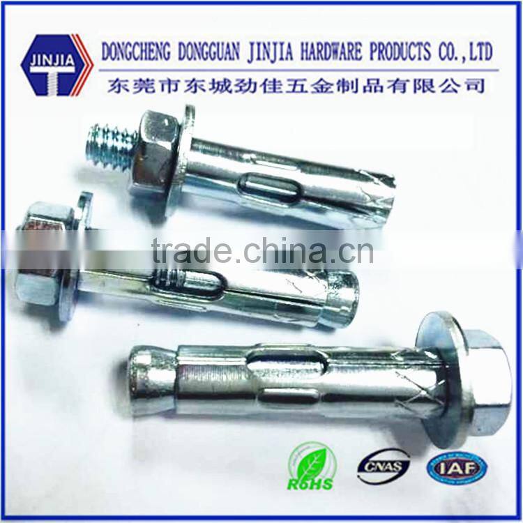 5/16 carbon steel zinc plated anchor bolt sleeve anchor expansion anchor