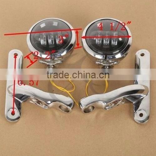 Motorcycle accessories Auxiliary Lighting Brackets Frame Light For Harley Street Glide FLHX FLHX 14-Up