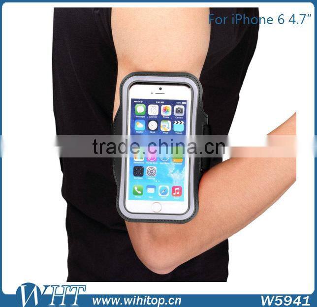 2015 New Arrival Mobile Phone Case Armband for iPhone 6 Plus Running Jogging Sports