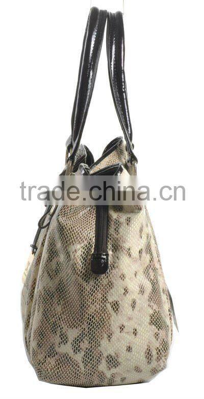 Summer Hot 2012! New Fashion Snake-Skin PU Handbag!