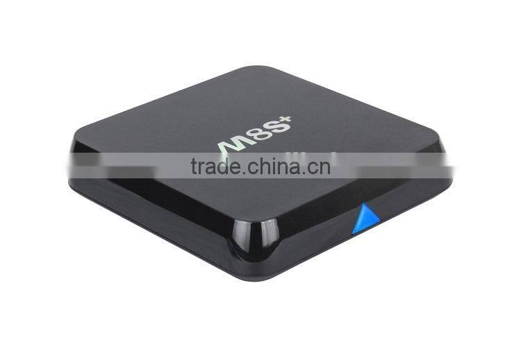 2016 popular home entertrainment tv box android theater tv box M8S Plus M8S+ has high end performance dual band wifi Gigabit