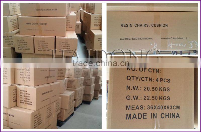 Silver Crystal Resin Royal Chair for wedding