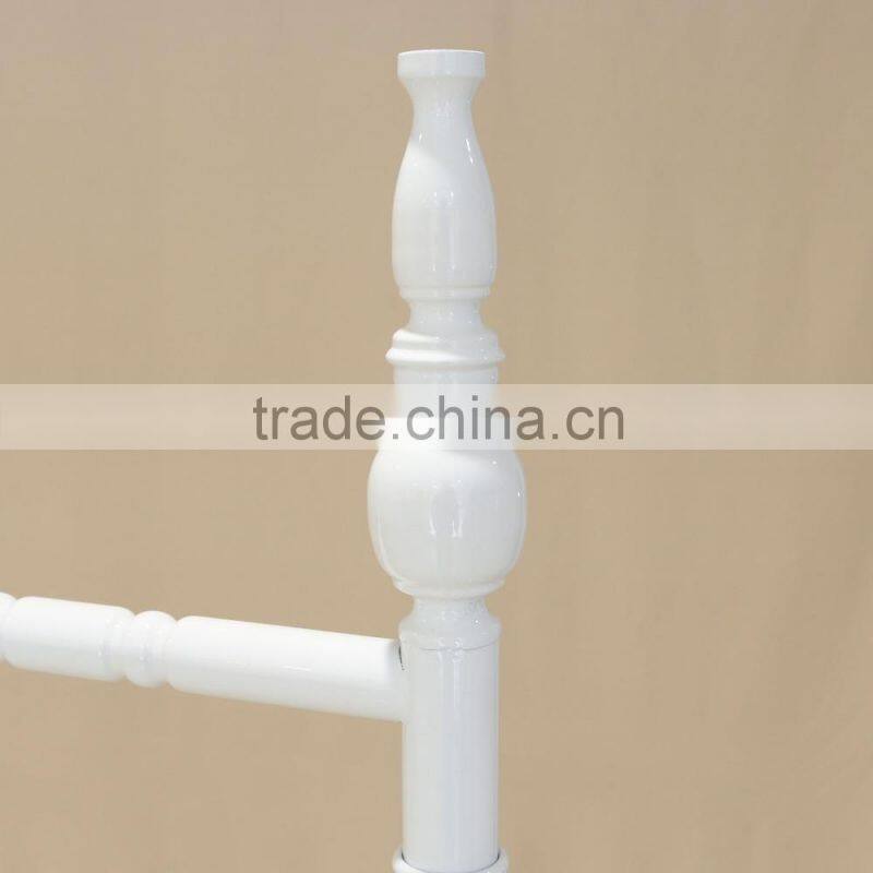 QD-F154 Elegant metal floor standing clothes exhibition display rack