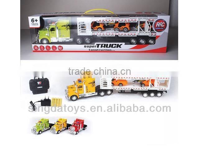 New arrive ! 4 Channel with light and recharge battery rc container truck