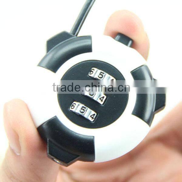 travel products adjustable digital combination cable lock luggage