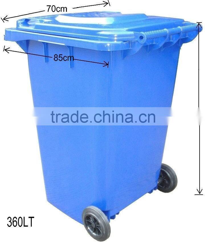 Plastic street outdoor litter bin
