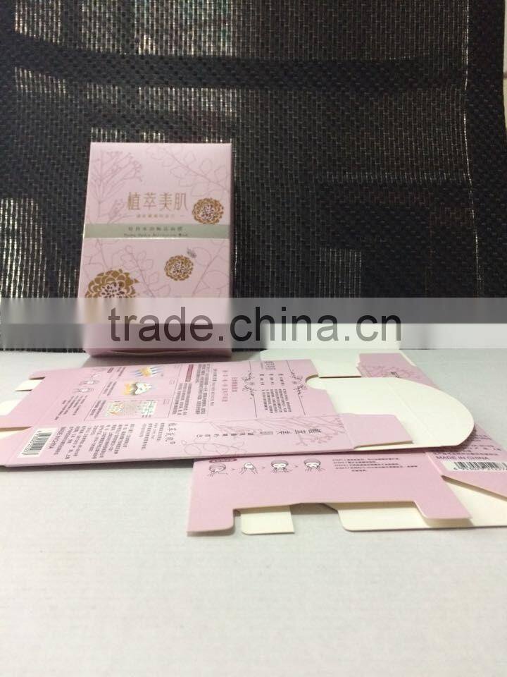 beautiful design paper box for cosmetic