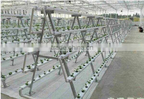 A type tower hydroponics system for greenhouse agriculture