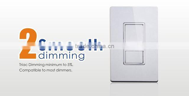 Interchangeable 5-Inch or 6-Inch IC/UL 6" recessed led light with White Trim