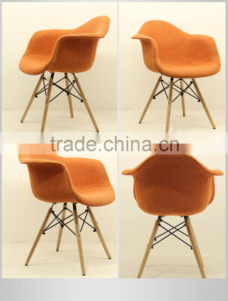 Beautiful 2016 Best Modern Various Bright Color Full Fabric Covered Leisure Chair