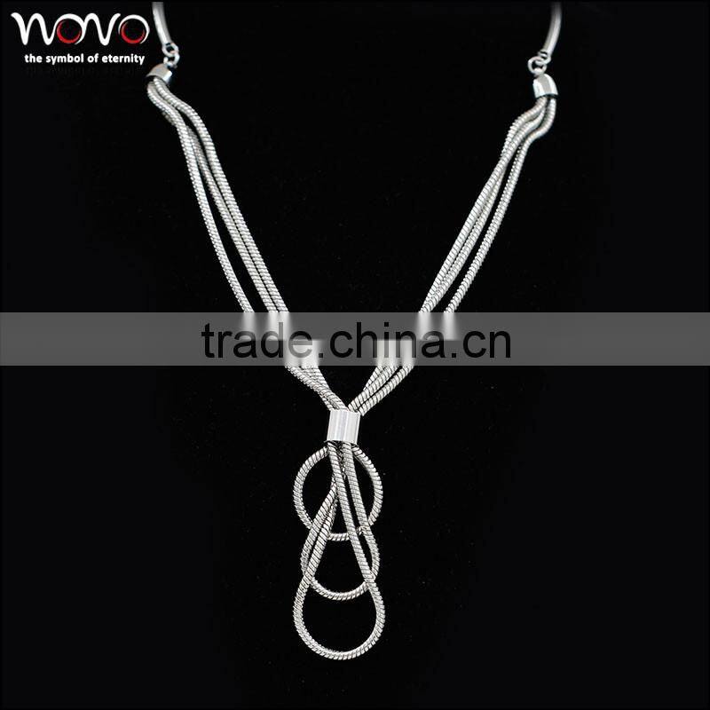simple deign fashion chain alloy necklace