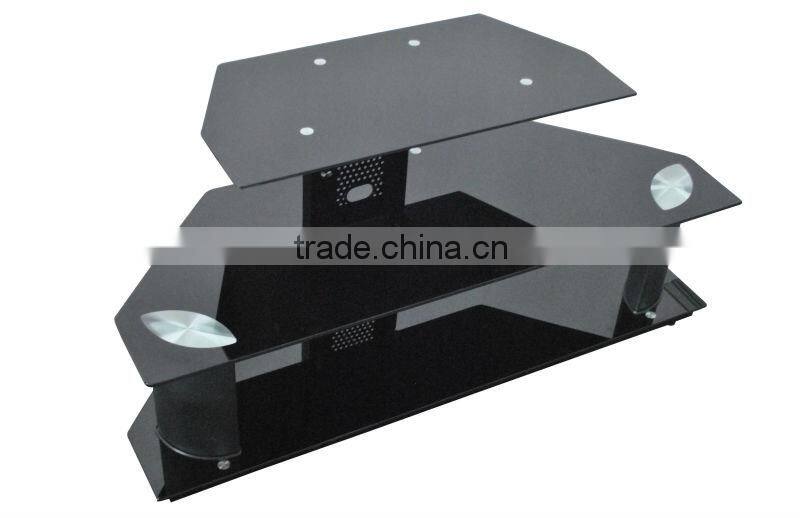 black glass plasma tv stand tv unit led tv wall unit RN1204
