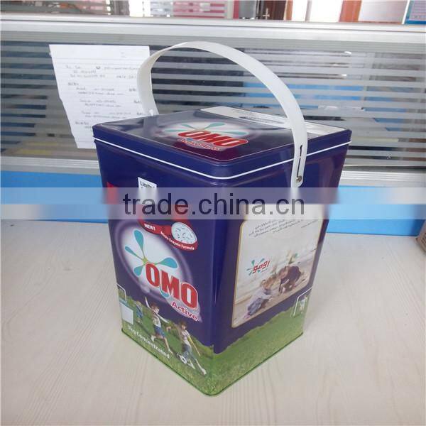 best selling washing powder detergent metal tin box