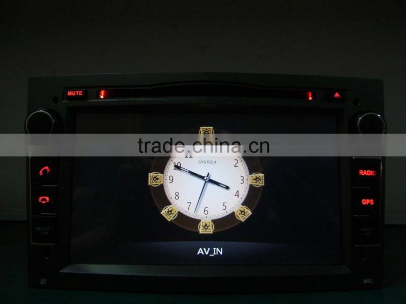 7inch double din auto multimedia for Opel with GPS/BT/FM/AM/RDS/TV/VMCD/3G/GAMES/etc