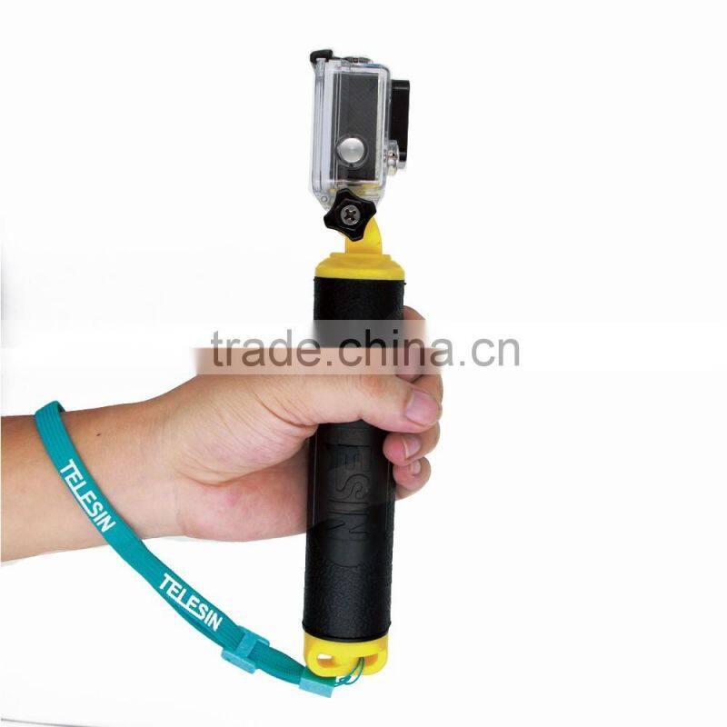 Hot GoPros accessories waterproof floating bobber with texture rubber handle grip for Go Pro Hero3+ and Hero4