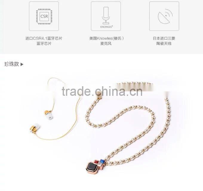 Bluetooth headset manufacturers supply BL - 100 Neck tape bluetooth headset Wireless bluetooth