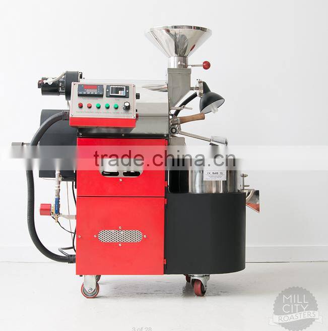 2kg Commercial Coffee Bean Roasting Machine/2kg LPG Coffee Roaster