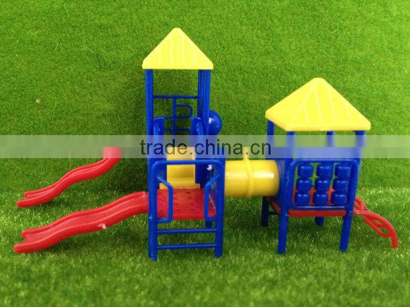 scale resin miniature model game slide equipment for kid toy