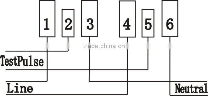 Single phase electronic energy meter 100A