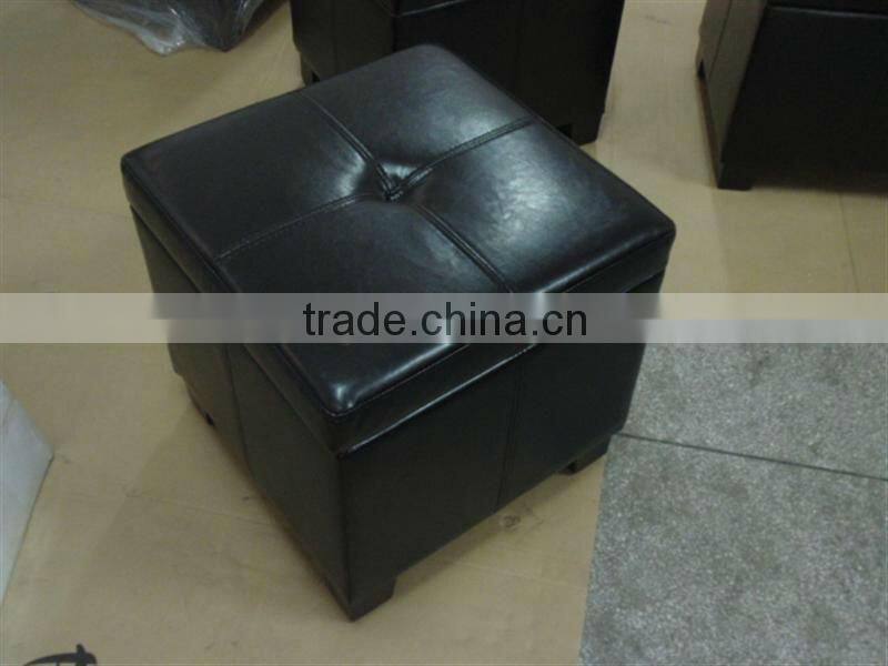 Tufted Leather Storage Bench OT -358