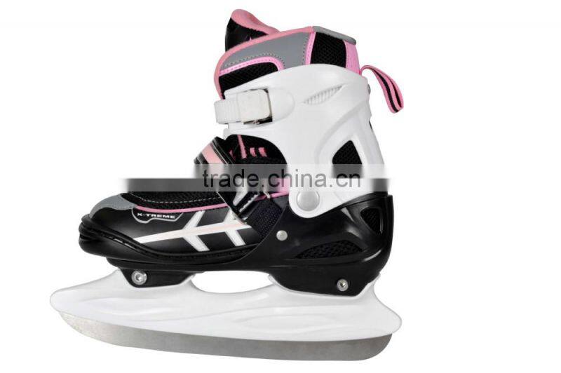 Fast-speed new ice hockey , durable adjustable ice skate for kids , ice hockey with quality ice blade