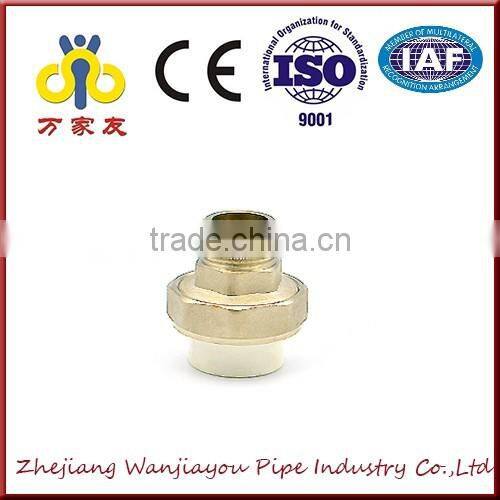 grey color Hot sale PPR pipe fitting male union