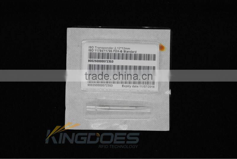 RFID Animal Needle Glass Tag
