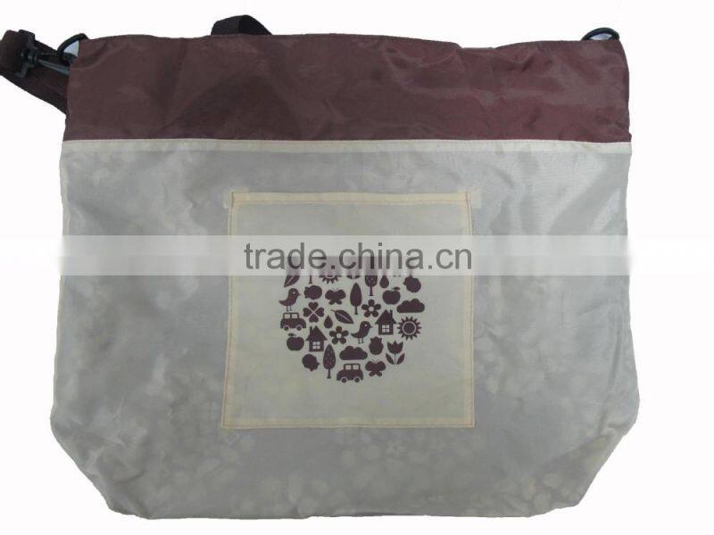 Wholesale 210D oxford cloth dual purpose shopping bag;reversable shopping bag ; sublimation transfer printing shopping bag