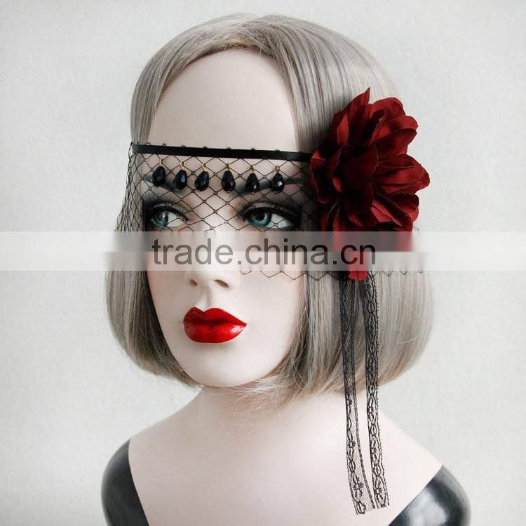 COSPLAY black mask dance fox appeal mask party decorations