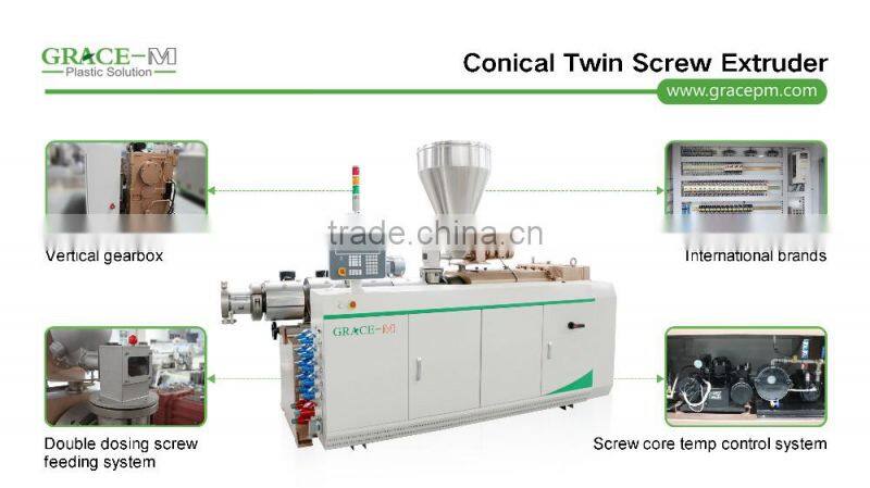 Grace PVC pipe machinery / PVC pipe production line/ PVC pipe making machine whole production line customized capacity