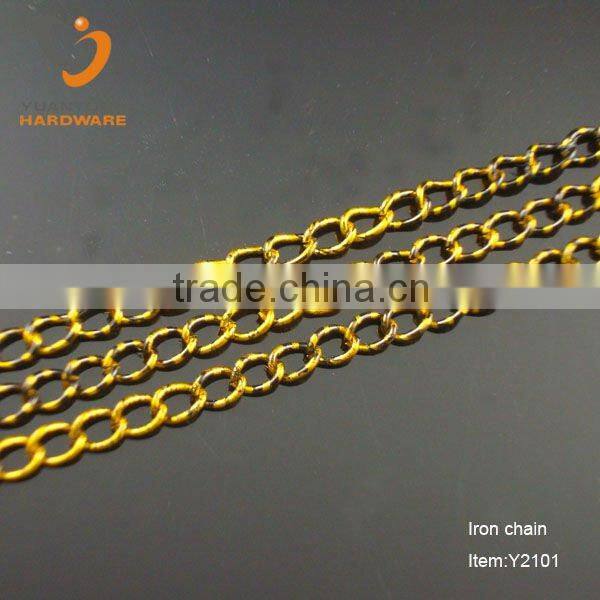 fashion painted metal curb chain
