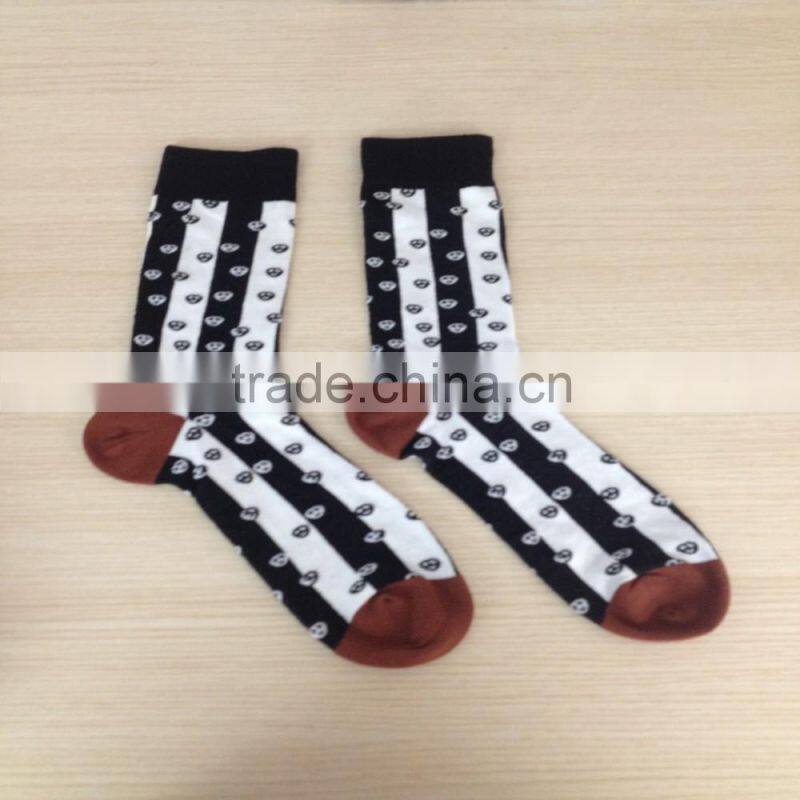 100 Cotton In Stock Cartoon Dress Tube Socks