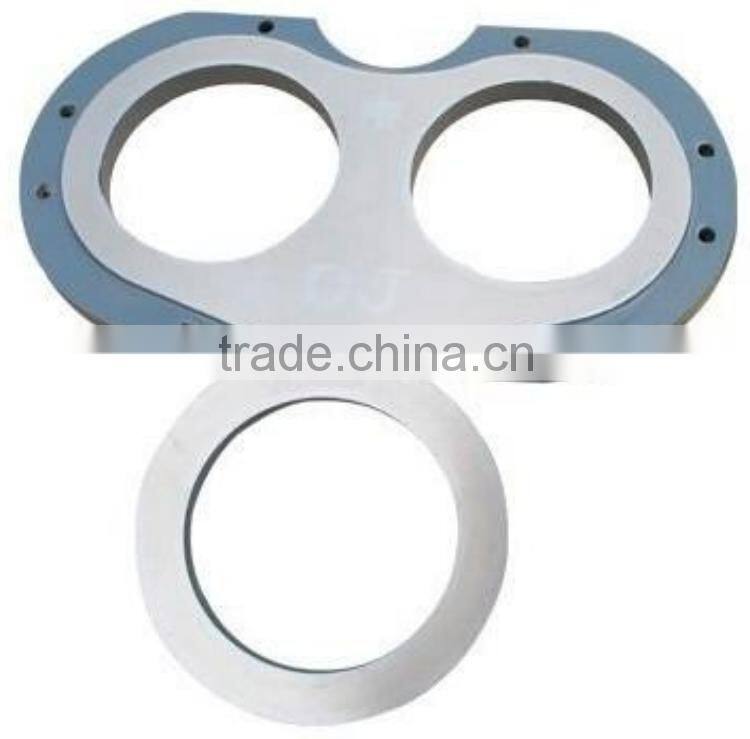 Putzmeister Schwing Sany Zoomlion Cifa IHI spectacle wear plate and wear ring
