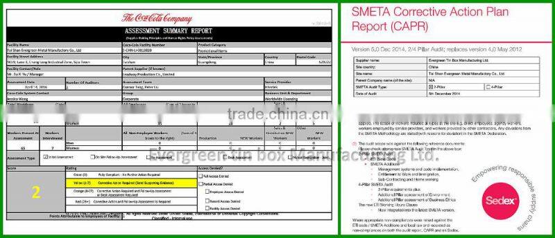 4 bodies round tin box for X-Mas 2016 size 8.40*22.35 cm