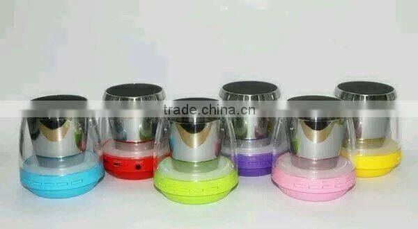 New Led Light Wireless Bluetooth Speaker Portable Speaker Mini Audio Subwoofer Mobile Phone Stereo Speaker TF Card Hands Free